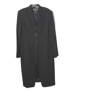 Vtg Lauren Ralph Lauren Womens Wool Long Overcoat 14 (fits 12) Classic‎ Luxury